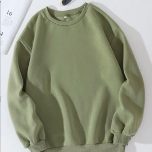 Trending sage colored sweatshirt